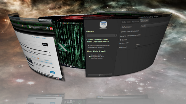 compiz deform cylinder