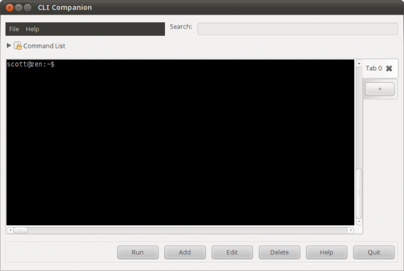 CLI Companion main window