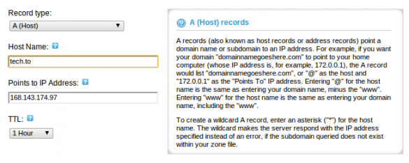 Changing DNS settings