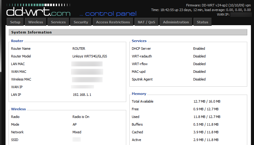 dd wrt log in