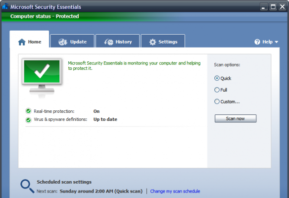 Microsoft Security Essentials