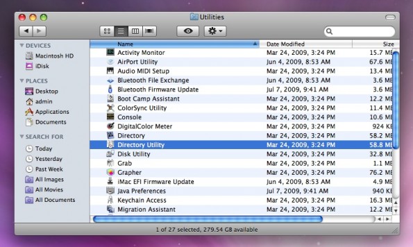 os x utilities