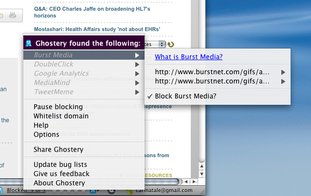 Privacy: Ghostery helps you elude online trackers in all browsers