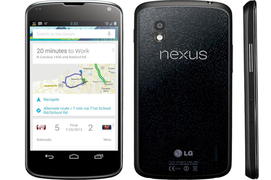 Google’s amazing Nexus 4 hardware specs with Android 4.2 Jelly Bean